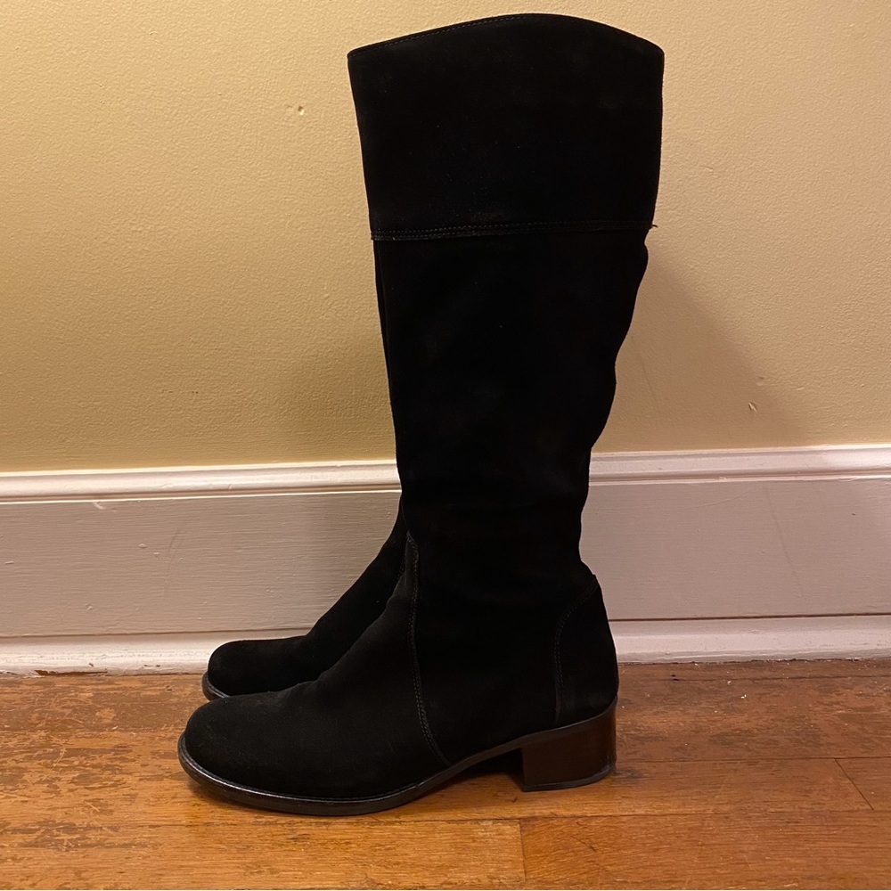 La Canadienne Passion Boots, Black Suede - 9.5